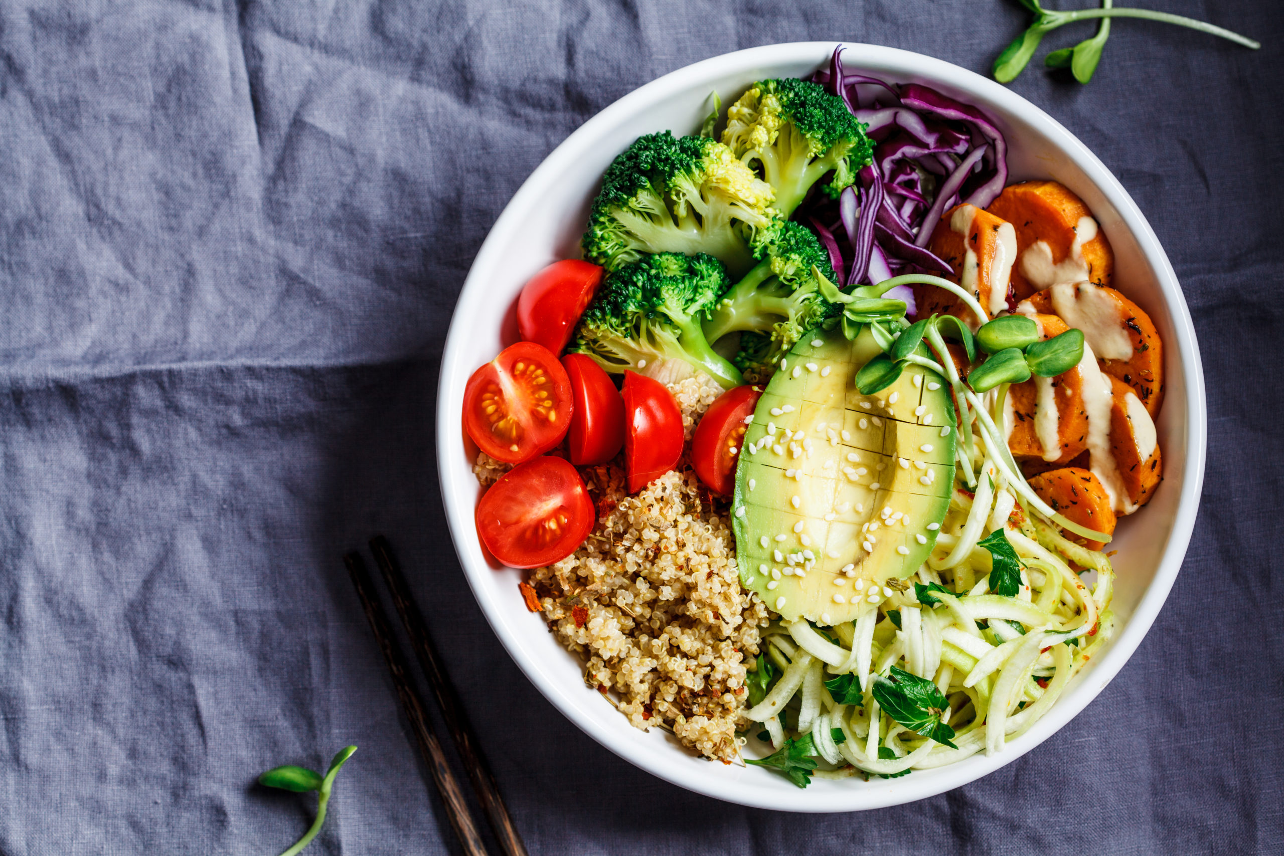 Bowl Avocat Patates Douces Et Quinoa Recette Sport